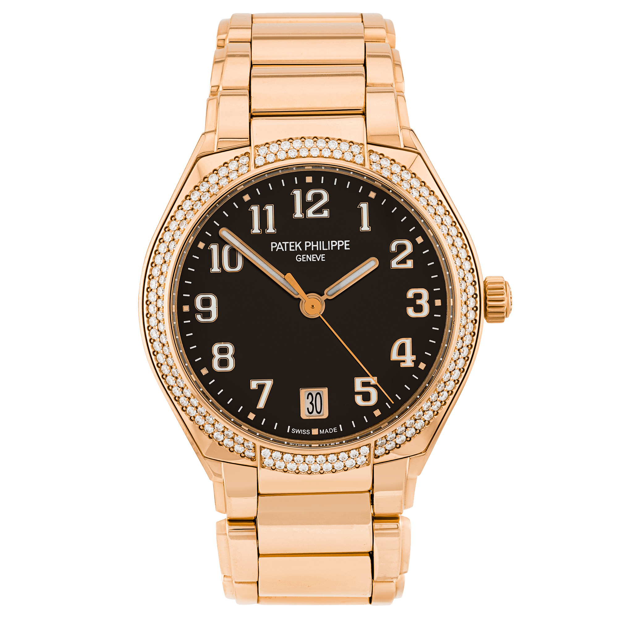 Patek Philippe Twenty~4 18ct Rose Gold Brown Dial Watch