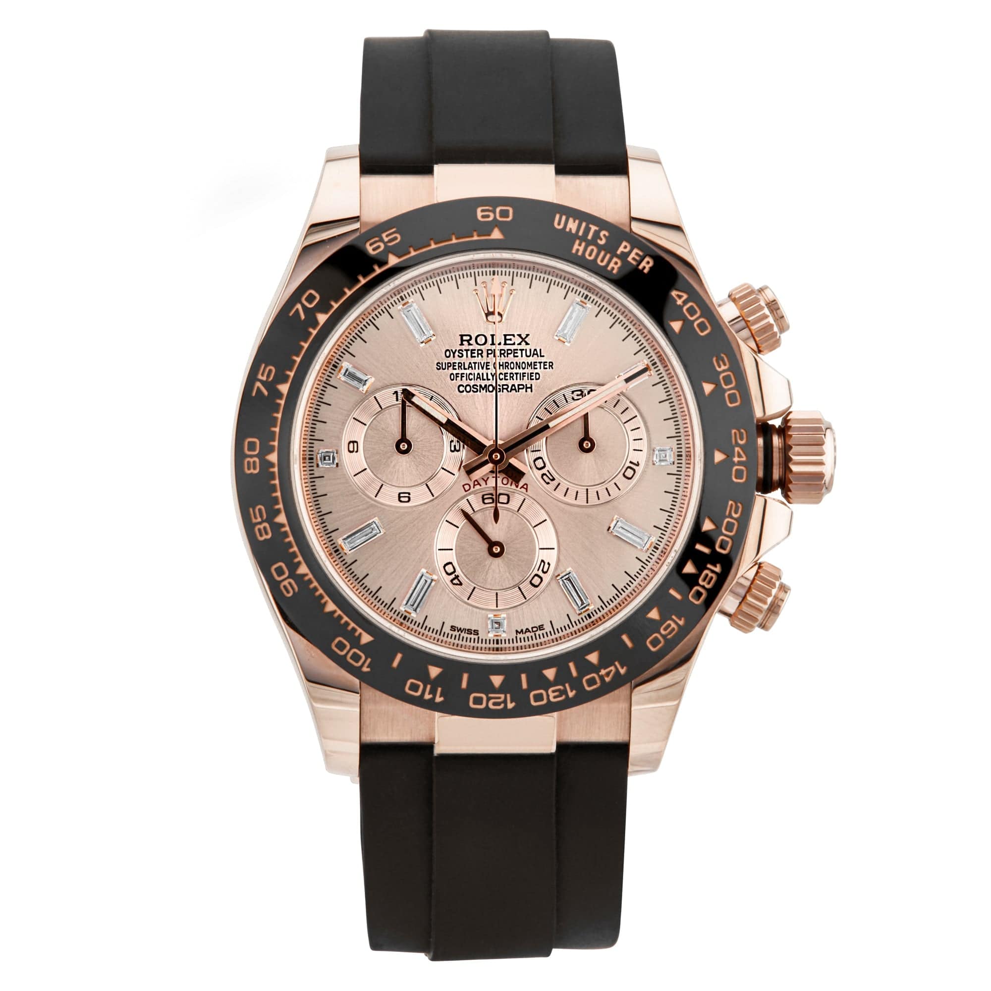 Pre-Owned Rolex Daytona Cosmograph 40mm 18ct Everose Gold Strap Watch (2023) - Berry's Jewellers