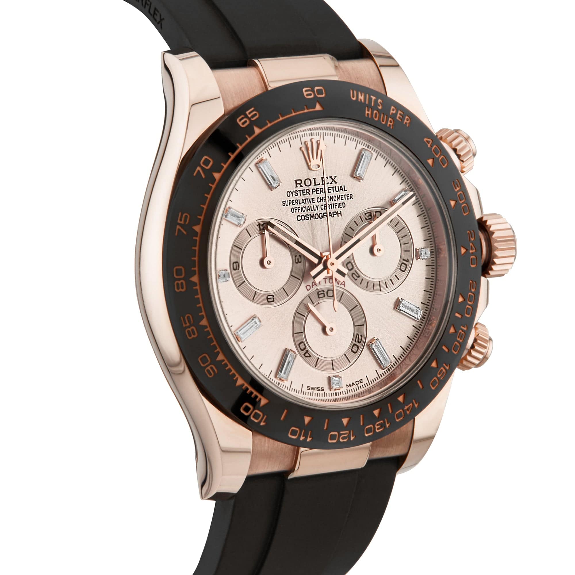 Rolex Daytona Cosmograph 40mm 18ct Everose Gold Strap Watch (2023)