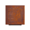 QLOCKTWO EARTH 13.5cm Creator's Edition Rust  Clock - Berry's Jewellers