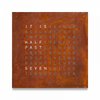 QLOCKTWO EARTH 45cm Creator's Edition Rust Wall Clock - Berry's Jewellers