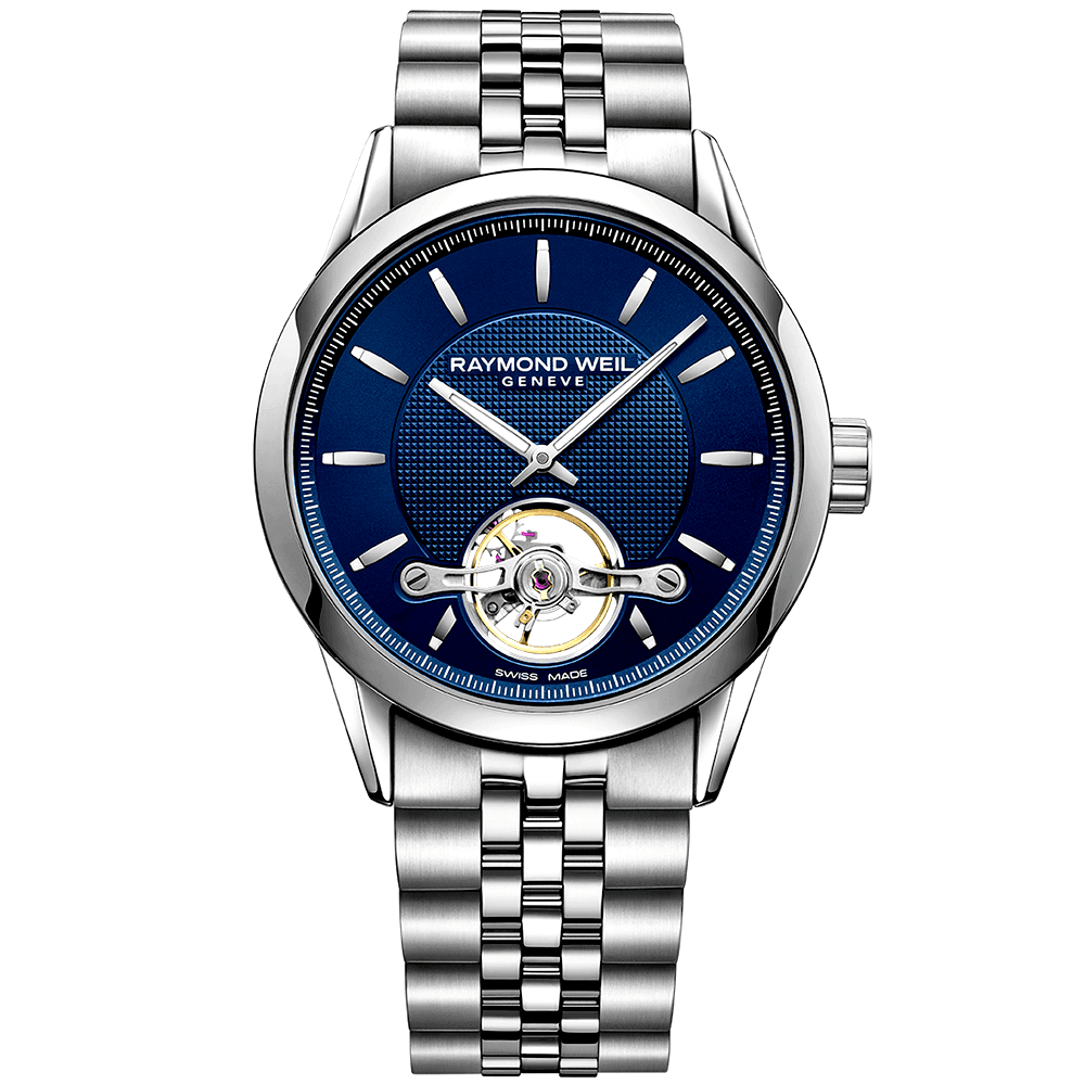 Freelancer 42mm Blue Dial Automatic Bracelet Watch