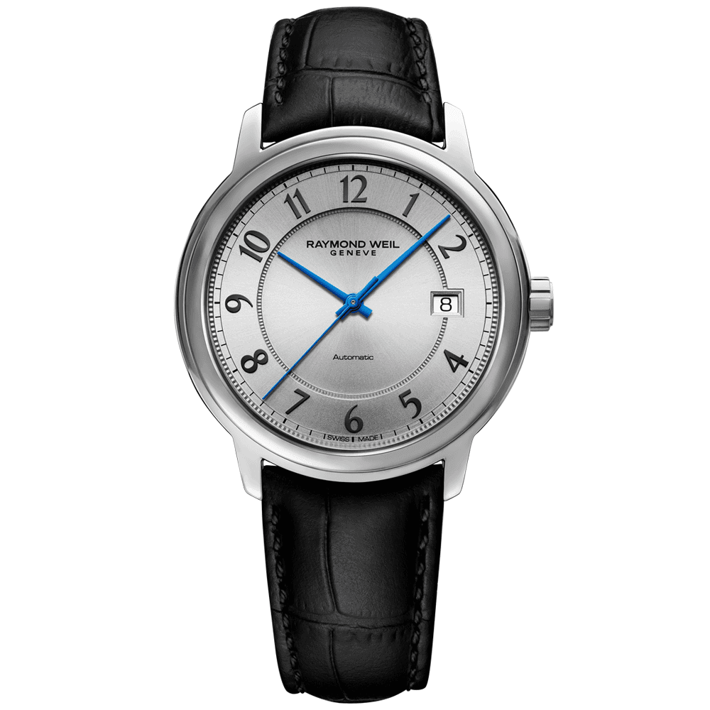 Maestro 40mm Steel Automatic Men's Strap Watch