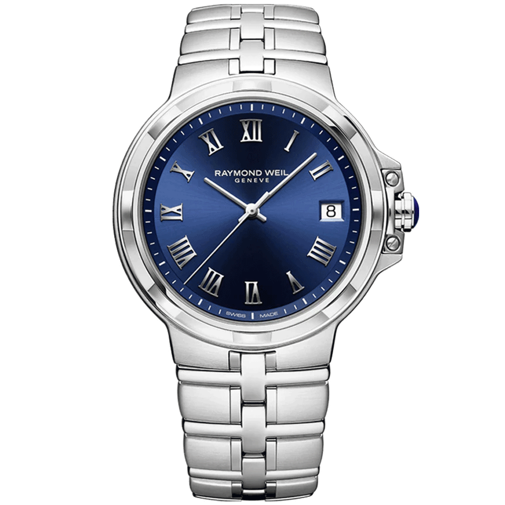 Parsifal 41mm Blue Dial Quartz Bracelet Watch