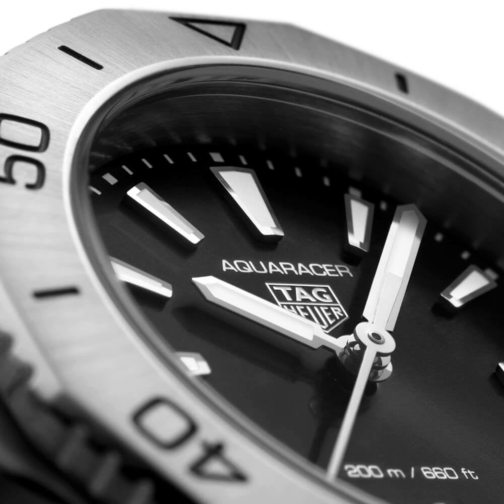 TAG Heuer Aquaracer Professional 200 30mm Black Dial Ladies Bracelet Watch - Berry's Jewellers