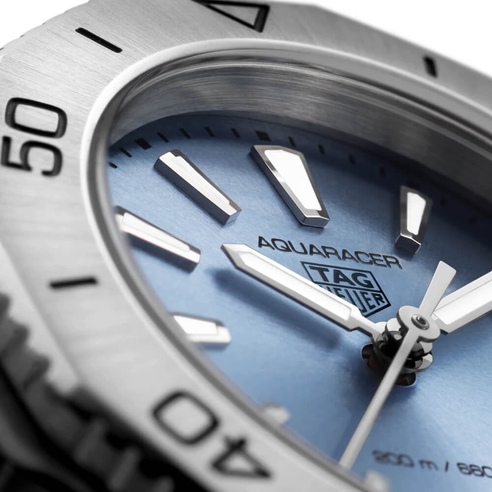 TAG Heuer Aquaracer Professional 200 30mm Light Blue Dial Ladies Bracelet Watch - Berry's Jewellers