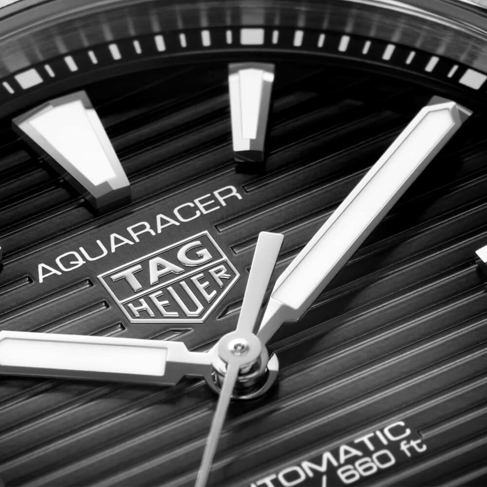 TAG Heuer Aquaracer Professional 200 Date 40mm Black Dial Automatic Bracelet Watch - Berry's Jewellers