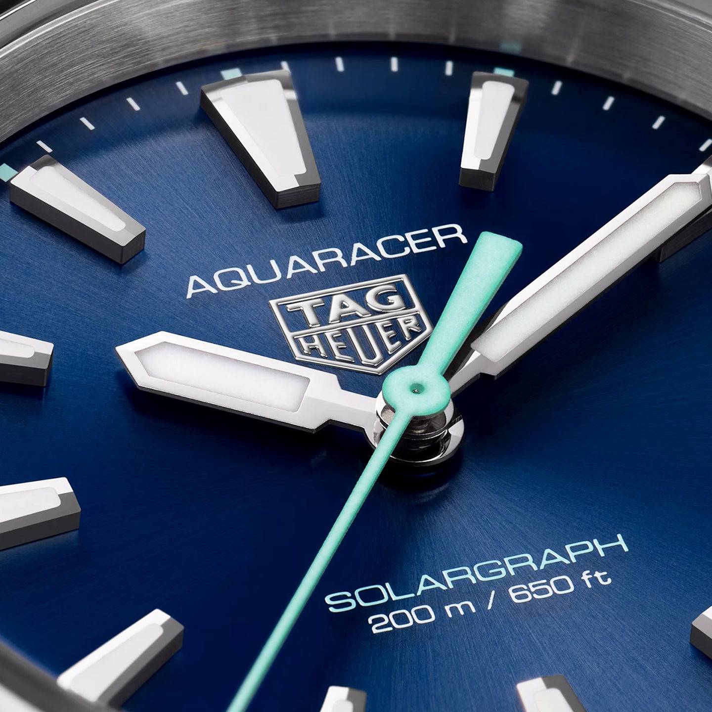 TAG Heuer Aquaracer Professional 200 Solargraph 34mm Blue Dial Watch - Berry's Jewellers