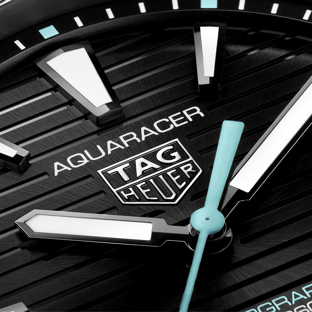 TAG Heuer Aquaracer Professional 200 Solargraph 40mm Black DLC Mens Watch - Berry's Jewellers