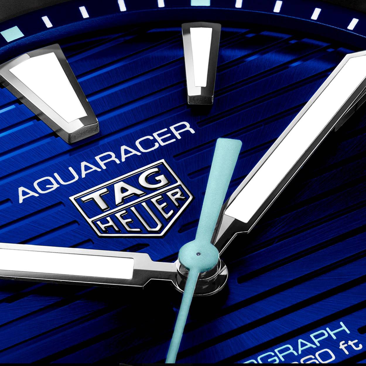 TAG Heuer Aquaracer Professional 200 Solargraph 40mm Blue Dial Bracelet Watch - Berry's Jewellers