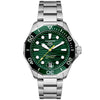 TAG Heuer Aquaracer Professional 300 Date 42mm Green Dial Bracelet Watch - Berry's Jewellers