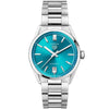 Carrera 36mm Turquoise Blue Dial Ladies Bracelet Watch