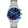 TAG Heuer Carrera 42mm Blue Dial Automatic Chronograph Bracelet Watch - Berry's Jewellers