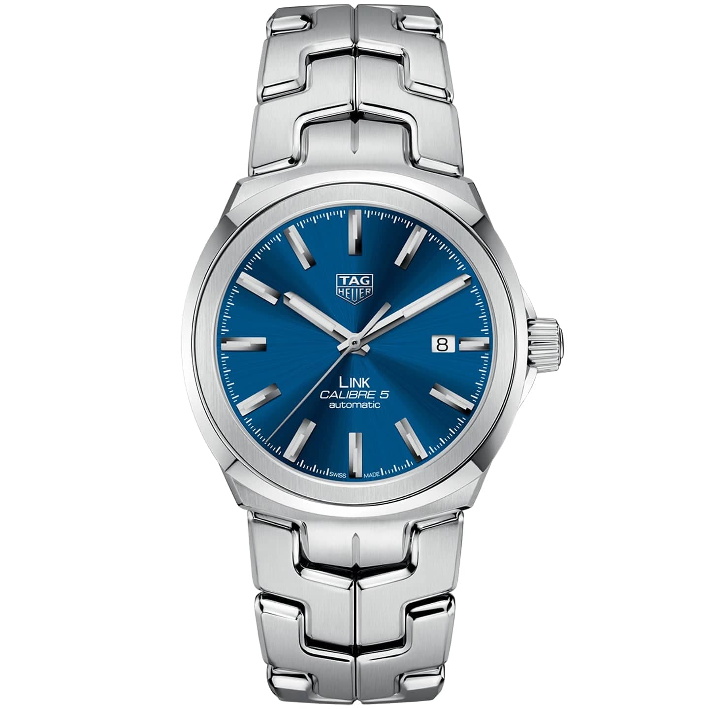 TAG Heuer Link 41mm Blue Sunray Dial Men's Bracelet Watch - Berry's Jewellers