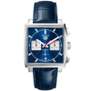 TAG Heuer Monaco 39mm Automatic Chronograph Blue Dial Men's Strap Watch - Berry's Jewellers