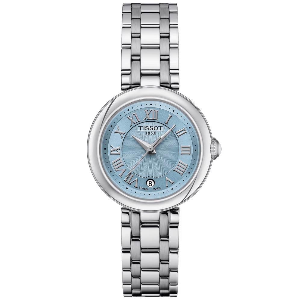 Tissot Bellissima Small Lady 26mm Steel  Blue Dial Bracelet Watch - Berry's Jewellers