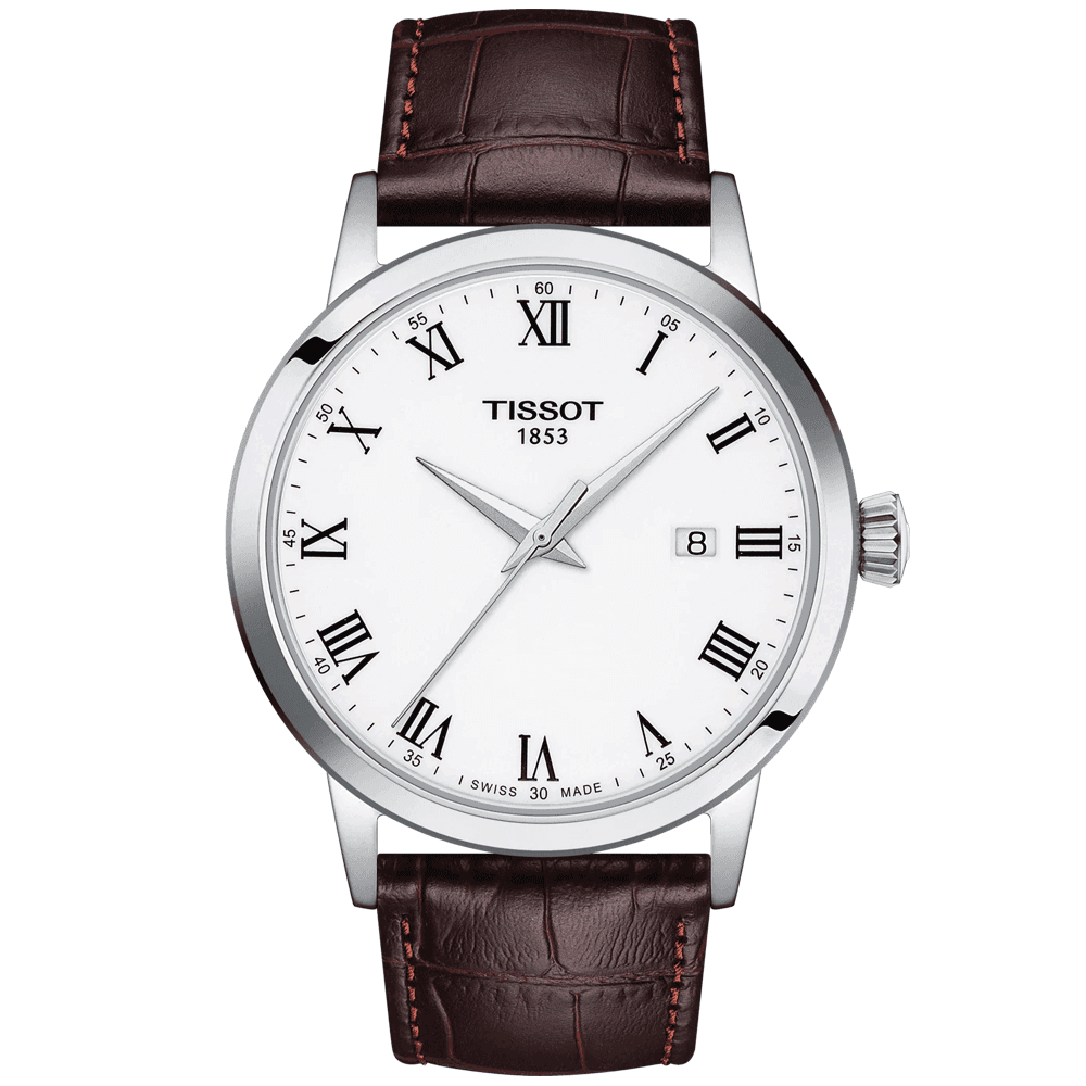 Tissot Classic 42mm Dream Men's Quartz Strap Watch - Berry's Jewellers