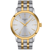 Tissot Classic Dream 42mm Silver Dial Steel and Yellow PVD Bracelet Watch - Berry's Jewellers