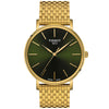 Everytime 40mm Green Dial Gold Men's Bracelet Watch