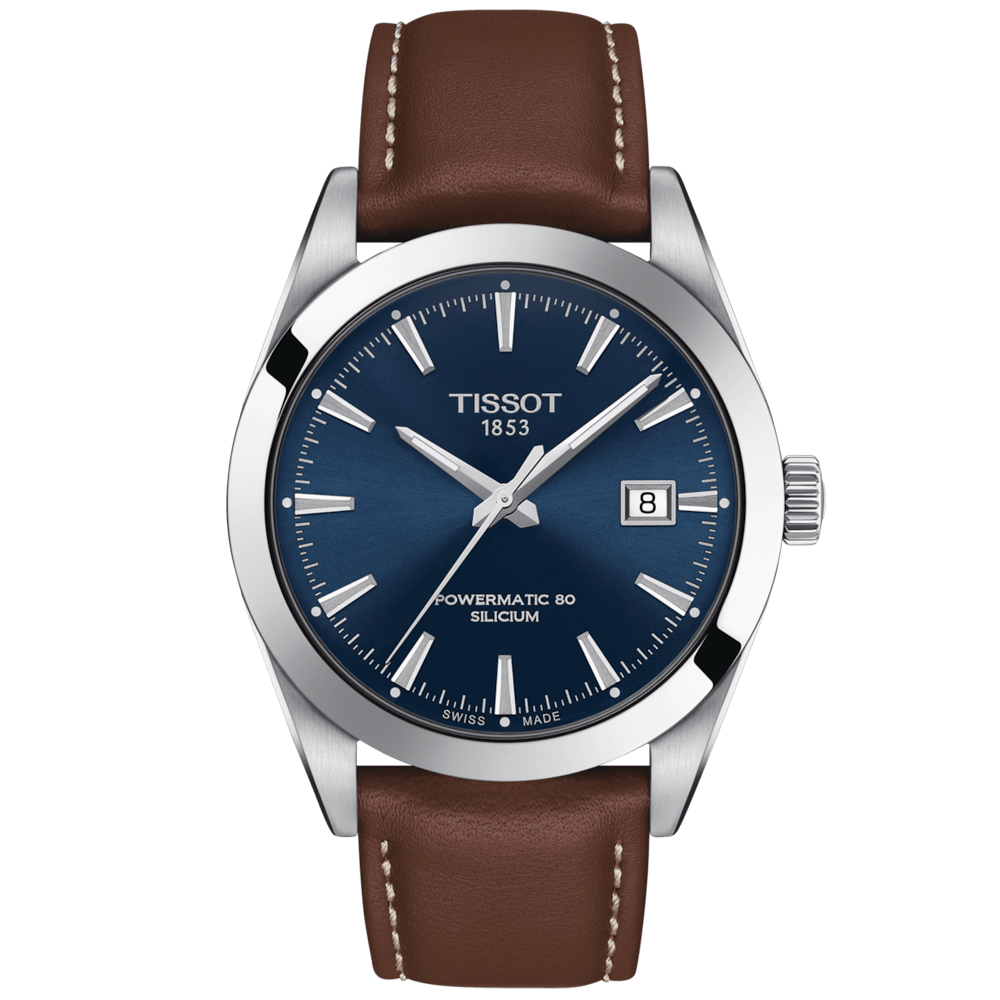 Tissot Gentleman Steel 40mm Automatic Strap Watch - Berry's Jewellers