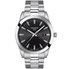 Tissot Gentleman Steel 40mm Black Dial Quartz Bracelet Watch - Berry's Jewellers