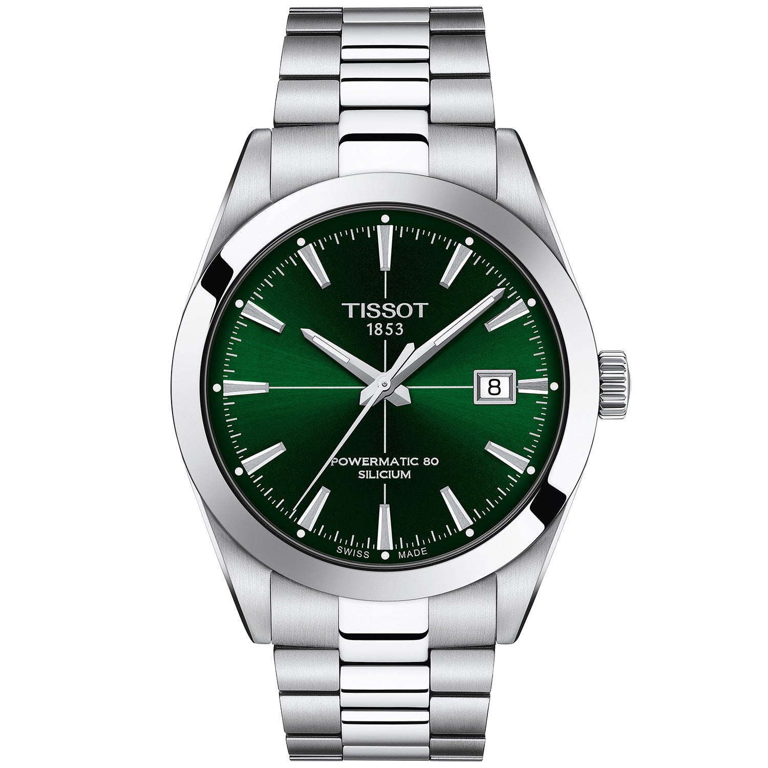 Gentleman Steel 40mm Green Dial Automatic Bracelet Watch