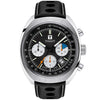 Tissot Heritage 1973 43mm Black Dial Chronograph Automatic Strap Watch - Berry's Jewellers