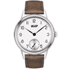 Tissot Heritage Petite Seconde 42mm Silver Dial & Brown Leather Strap Watch - Berry's Jewellers