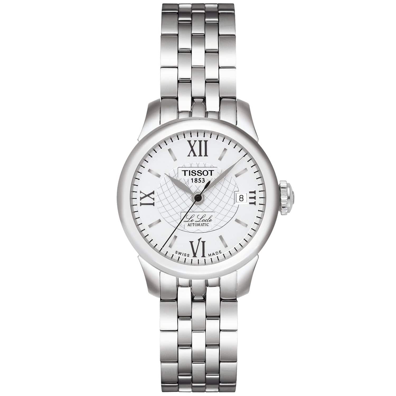 Tissot Le Locle 25 mm Silver Dial Automatic Braclet Watch - Berry's Jewellers