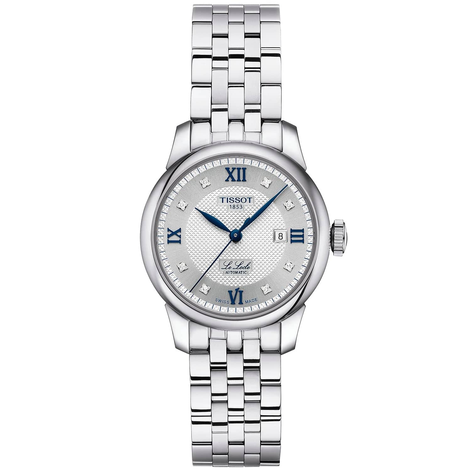 Tissot Le Locle 29mm Silver Dial Automatic Braclet Watch - Berry's Jewellers