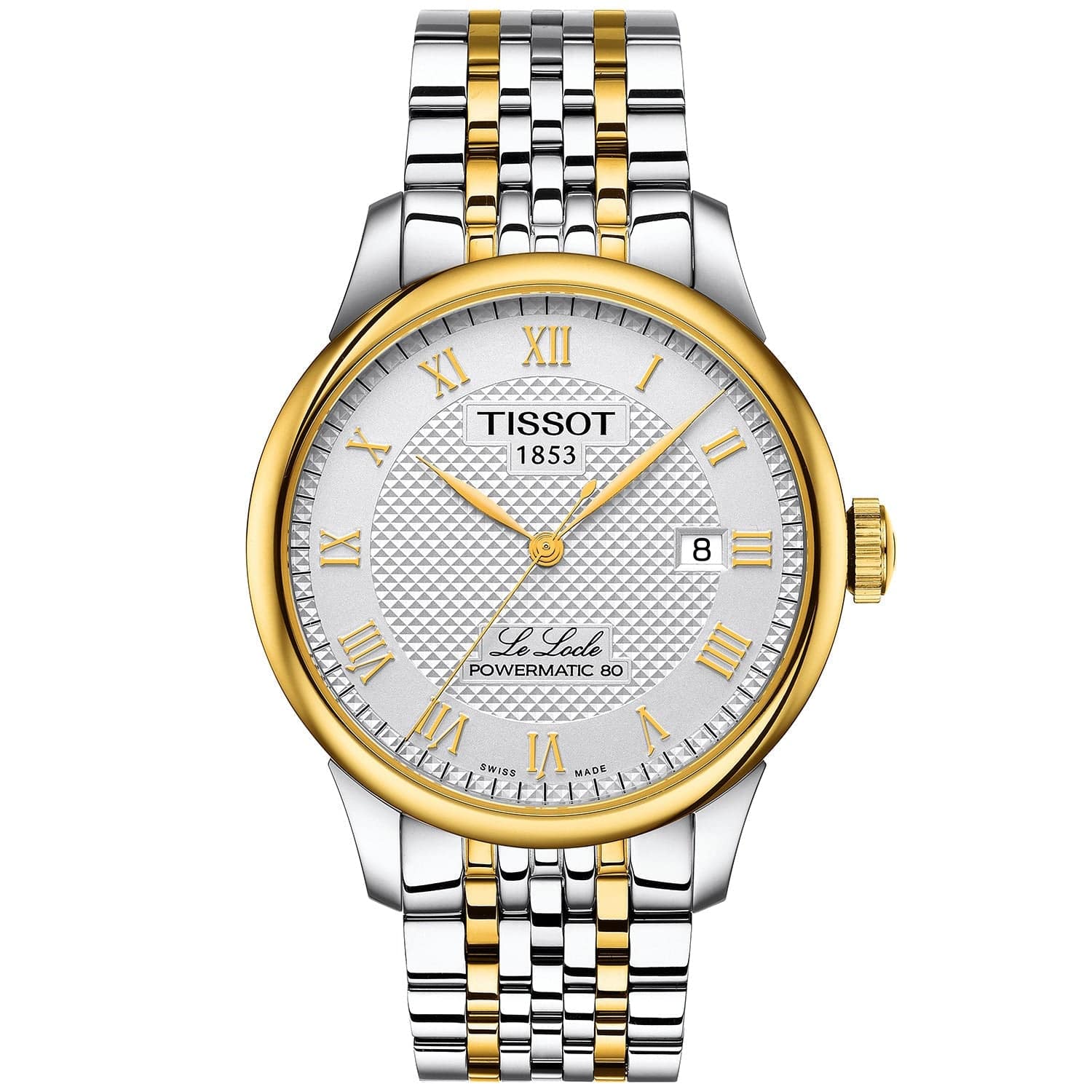 Tissot Le Locle 39mm Silver Dial Powermatic 80 Braclet Watch - Berry's Jewellers