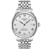 Tissot Le Locle 39mm Silver Guilloche Dial Automatic Bracelet Watch - Berry's Jewellers