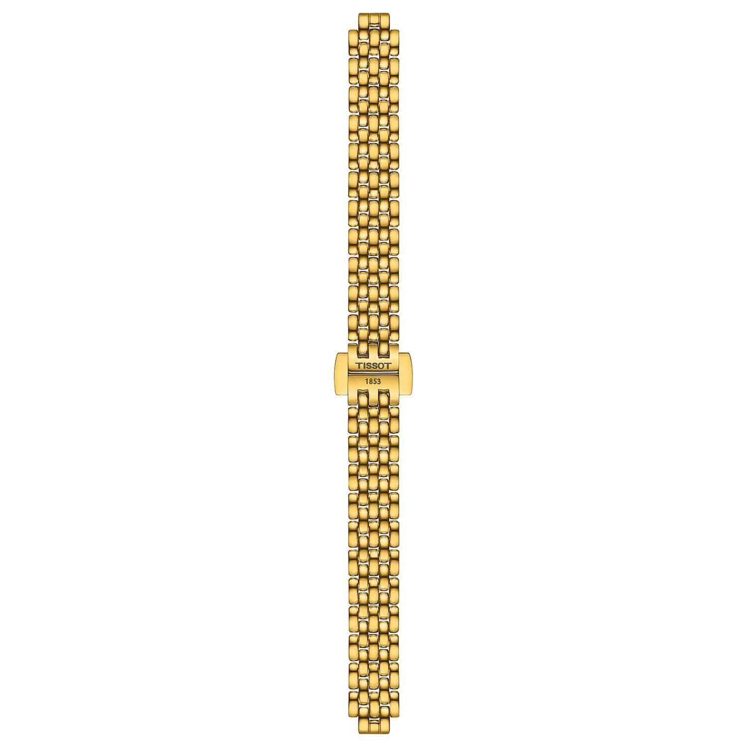 Tissot Lovely 19.50mm Champange Dial Quartz Yellow Gold PVD Bracelet Watch - Berry's Jewellers