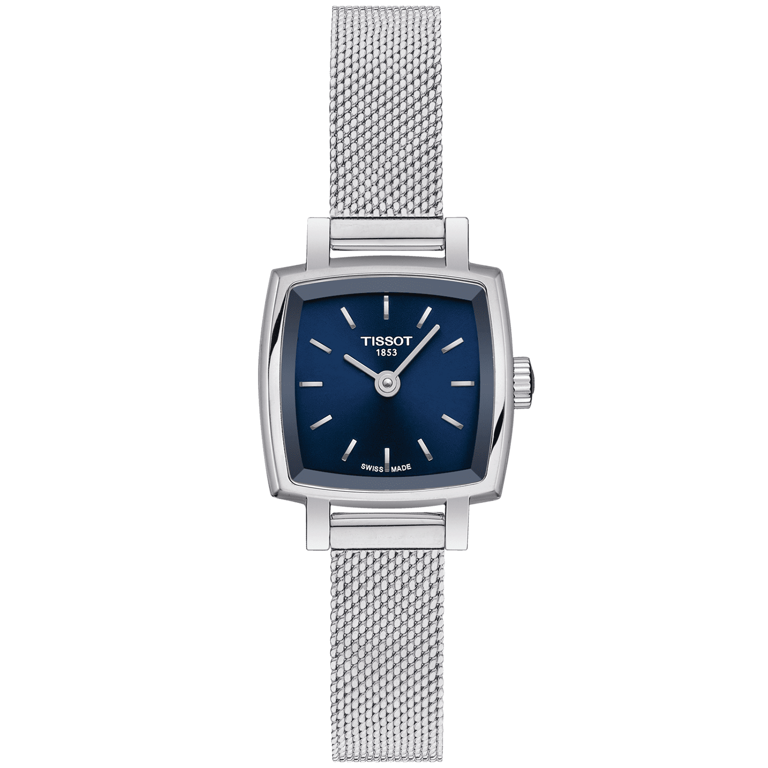 Tissot Lovely Square 20mm Blue Dial Ladies Watch - Berry's Jewellers