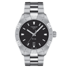 PR100 Sport 42mm Black Dial Steel Bracelet Watch