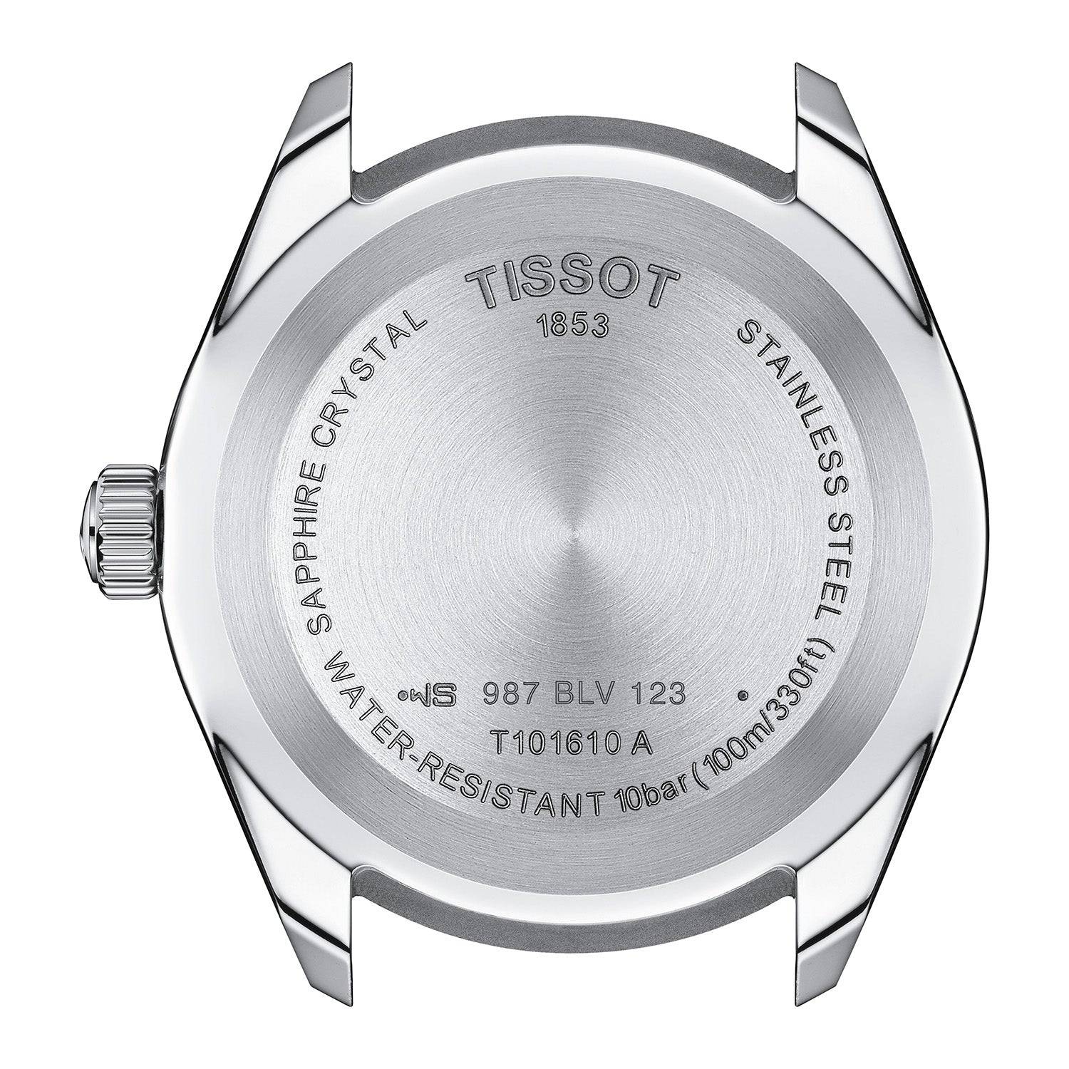 Tissot PR100 Sport 42mm Black Dial Steel Strap Watch - Berry's Jewellers