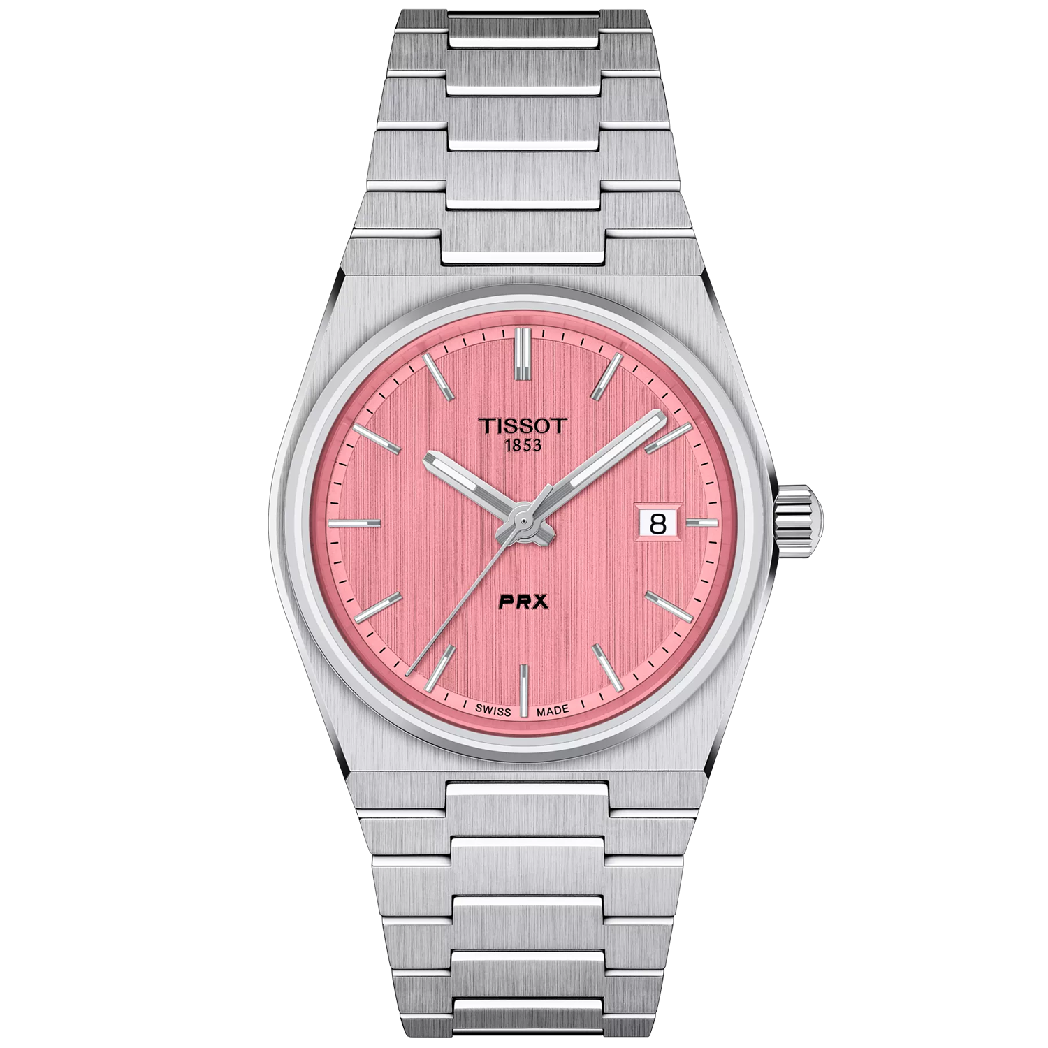 PRX 35mm Quartz Pink Dial  Bracelet Watch