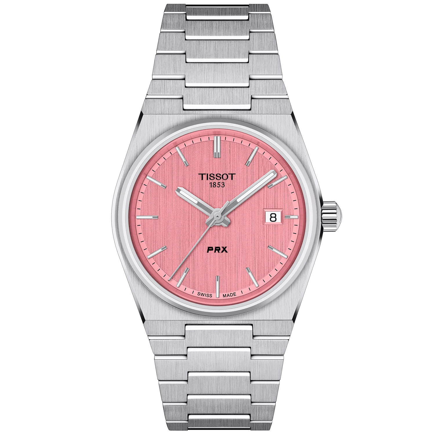 PRX 35mm Quartz Pink Dial  Bracelet Watch