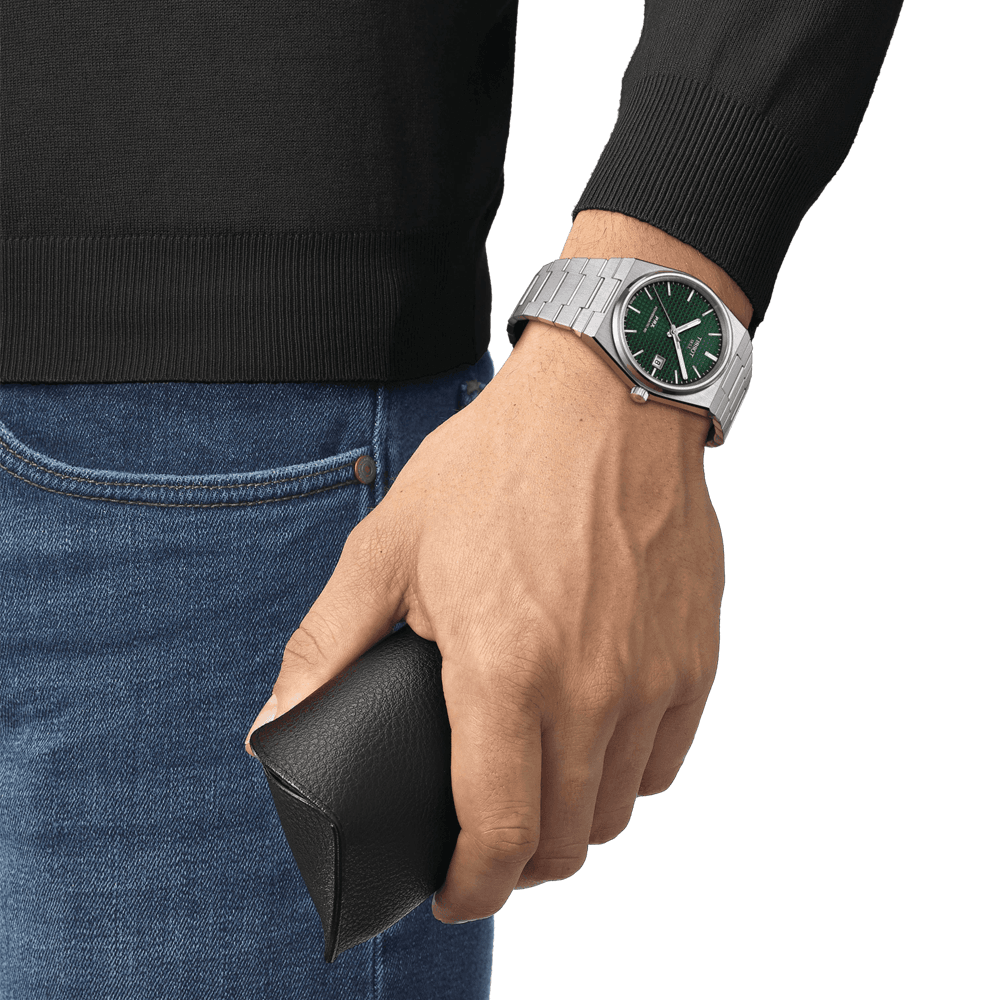 Tissot PRX 40mm Green Dial  Automatic Bracelet Watch - Berry's Jewellers