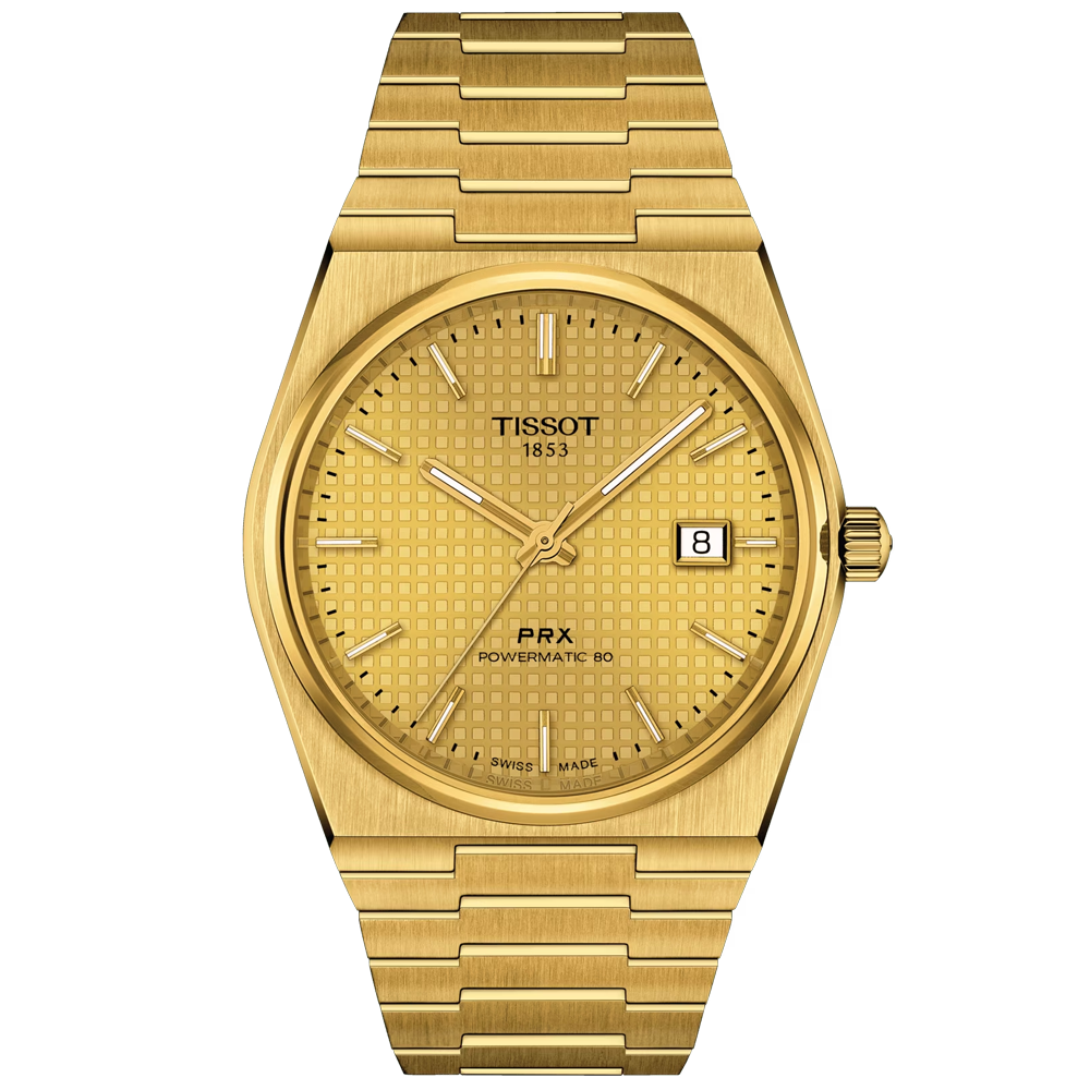 PRX Powermatic 80 40mm Yellow Gold PVD Automatic Bracelet Watch