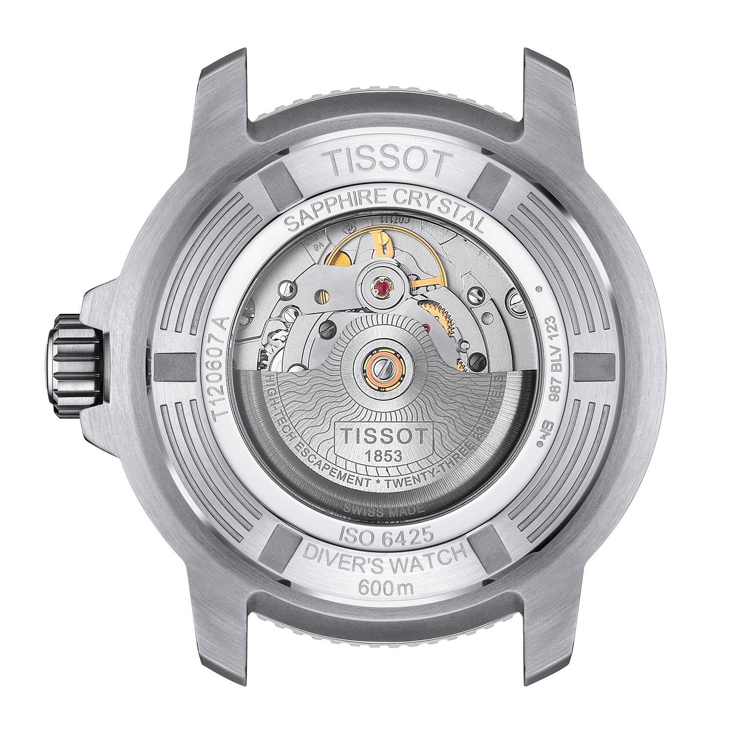 Tissot Seastar 2000 Professional 46mm Automatic Steel Men's Strap Watch - Berry's Jewellers