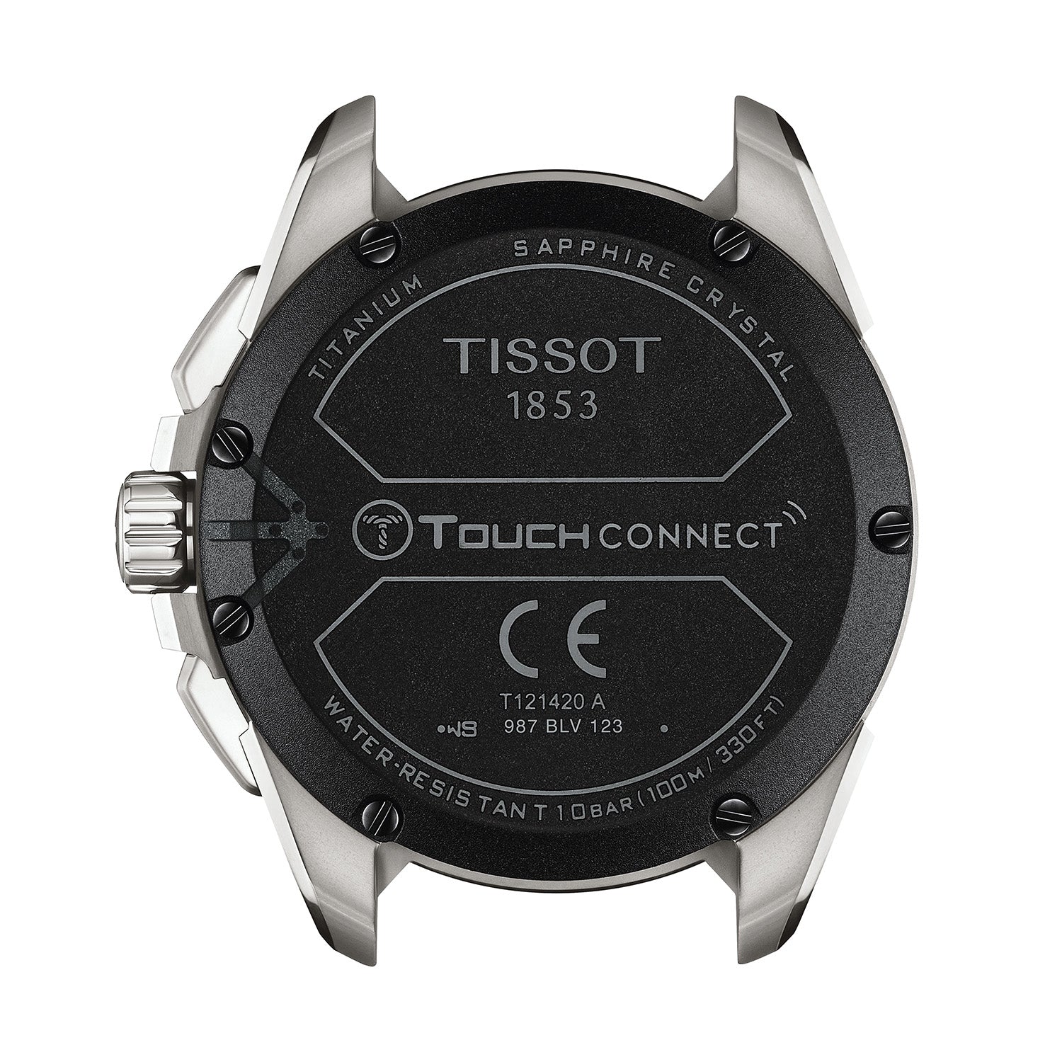 T-Touch Connect Solar 47.5mm Titanium Men's Strap Watch