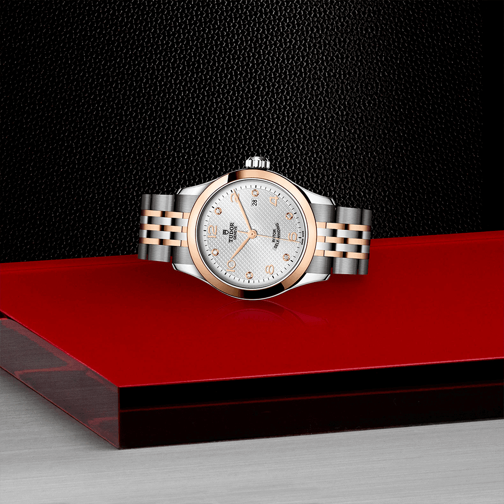 TUDOR 1926 28mm Two-Tone Silver Diamond Dial Ladies Automatic Bracelet Watch - Berry's Jewellers