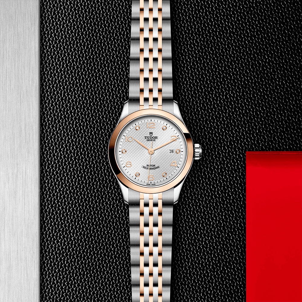 TUDOR 1926 28mm Two-Tone Silver Diamond Dial Ladies Automatic Bracelet Watch - Berry's Jewellers