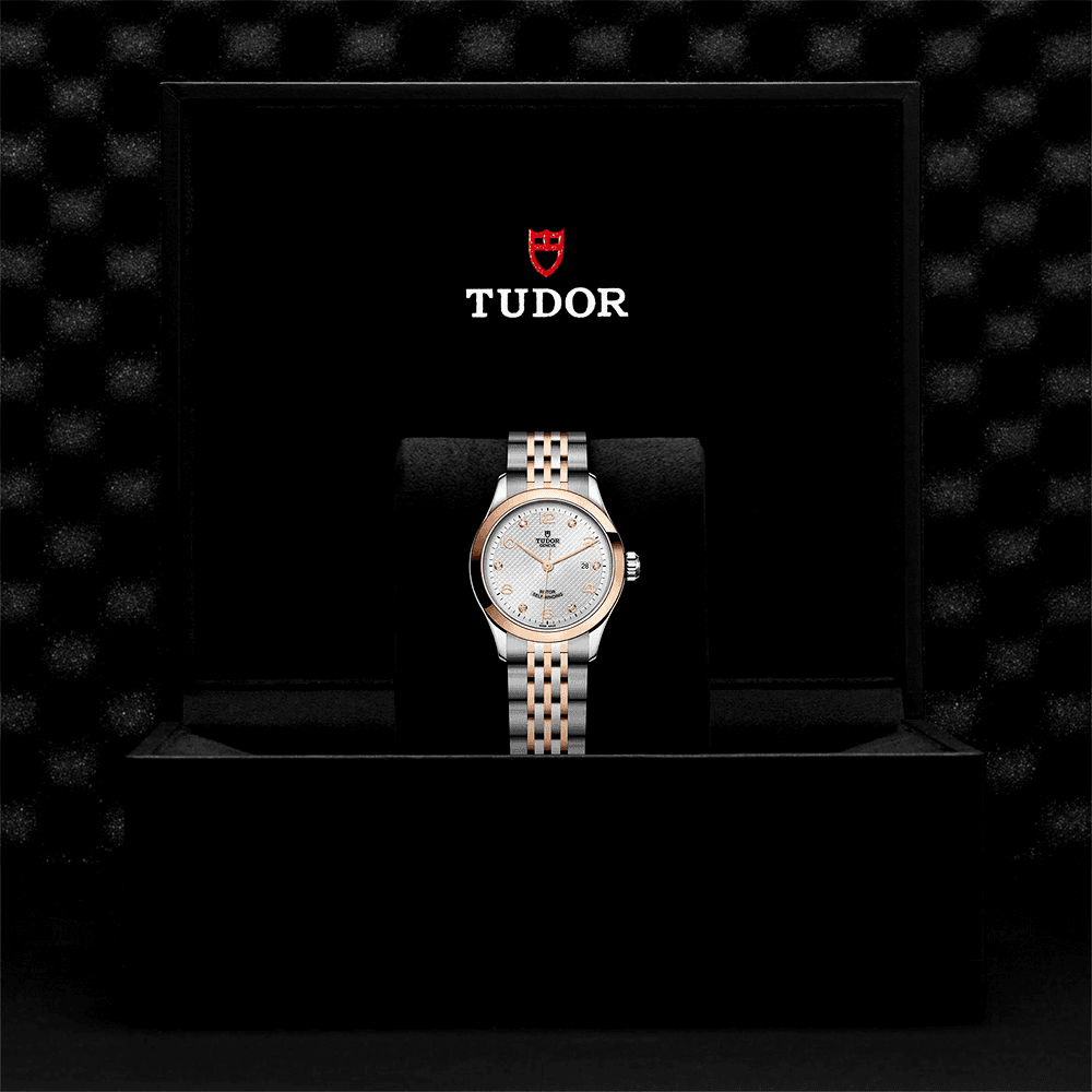 TUDOR 1926 28mm Two-Tone Silver Diamond Dial Ladies Automatic Bracelet Watch - Berry's Jewellers