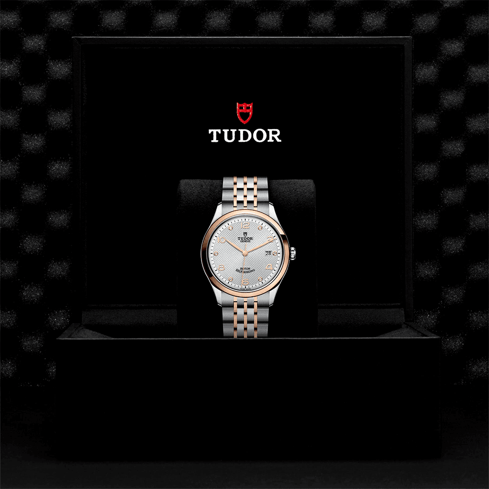 TUDOR 1926 39mm Two-Tone Silver Diamond Dial Men's Automatic Bracelet Watch - Berry's Jewellers