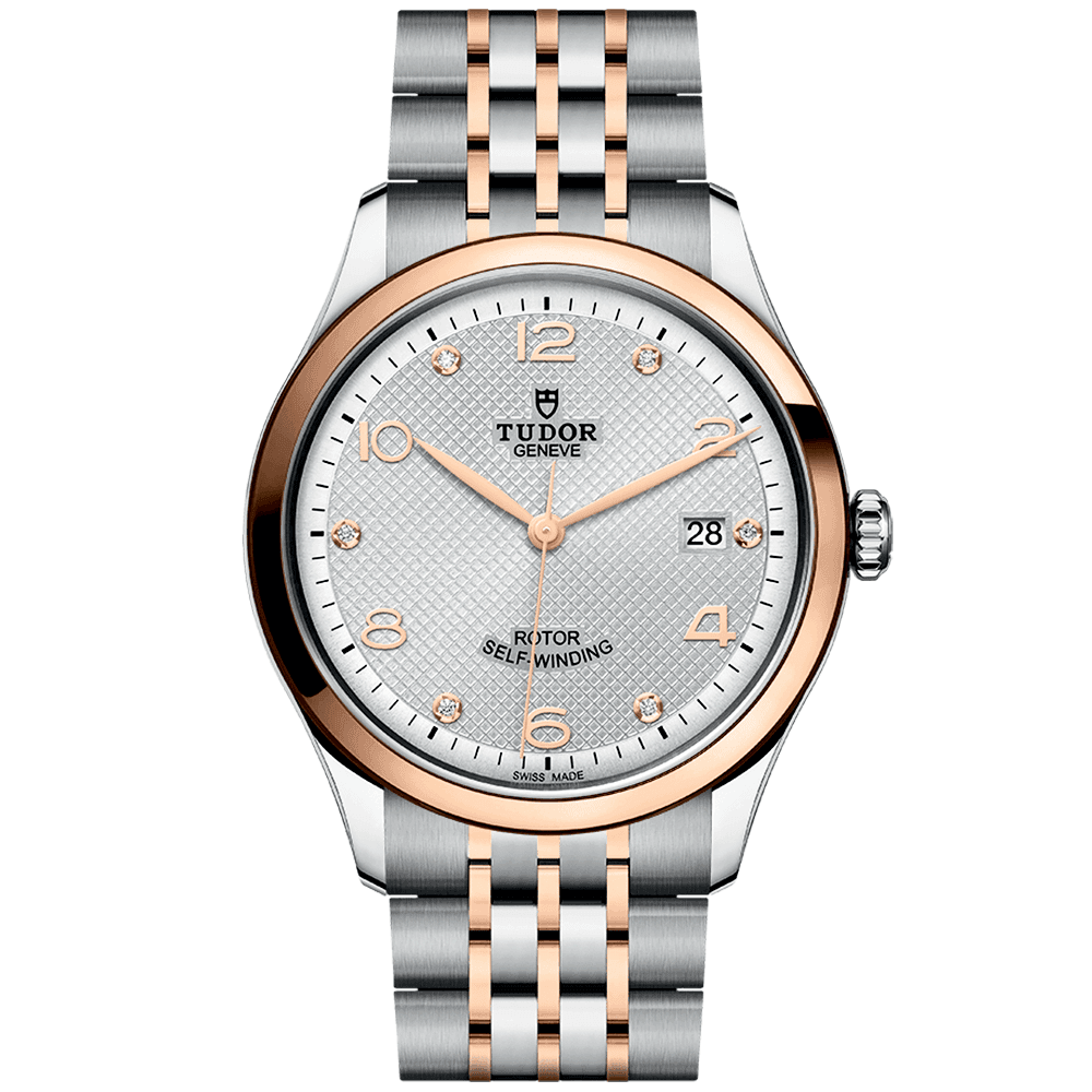 TUDOR 1926 39mm Two-Tone Silver Diamond Dial Men's Automatic Bracelet Watch - Berry's Jewellers