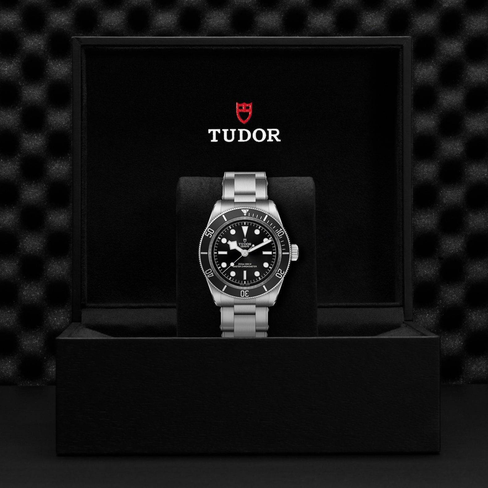 TUDOR Black Bay 41mm Monochrome Black Dial & Bezel Men's Bracelet Watch - Berry's Jewellers