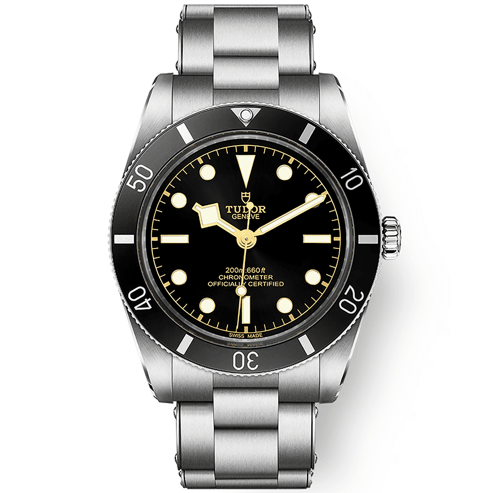 TUDOR Black Bay 54 37mm Black Dial & Bezel Automatic Bracelet Watch - Berry's Jewellers