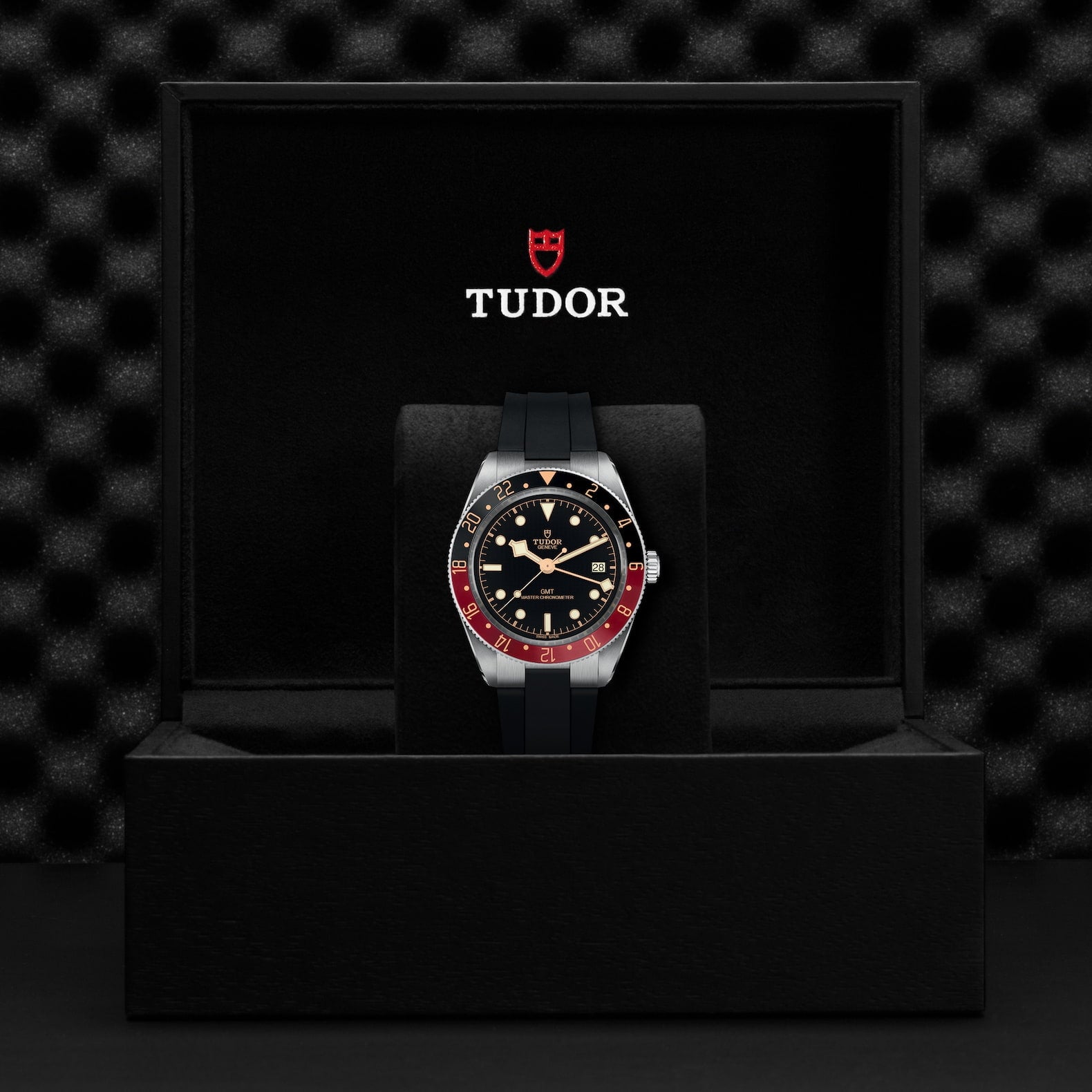 TUDOR Black Bay 58 GMT 39mm Black/Red Bezel Automatic Strap Watch - Berry's Jewellers